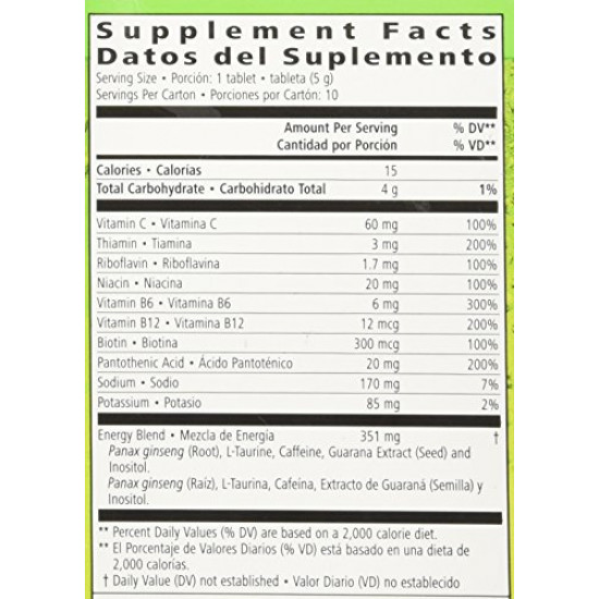 Lift Off energiatabletta - Citrom Lime ízesítésű