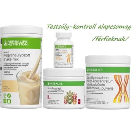 Testsúly-kontroll alapcsomag/férfiaknak/